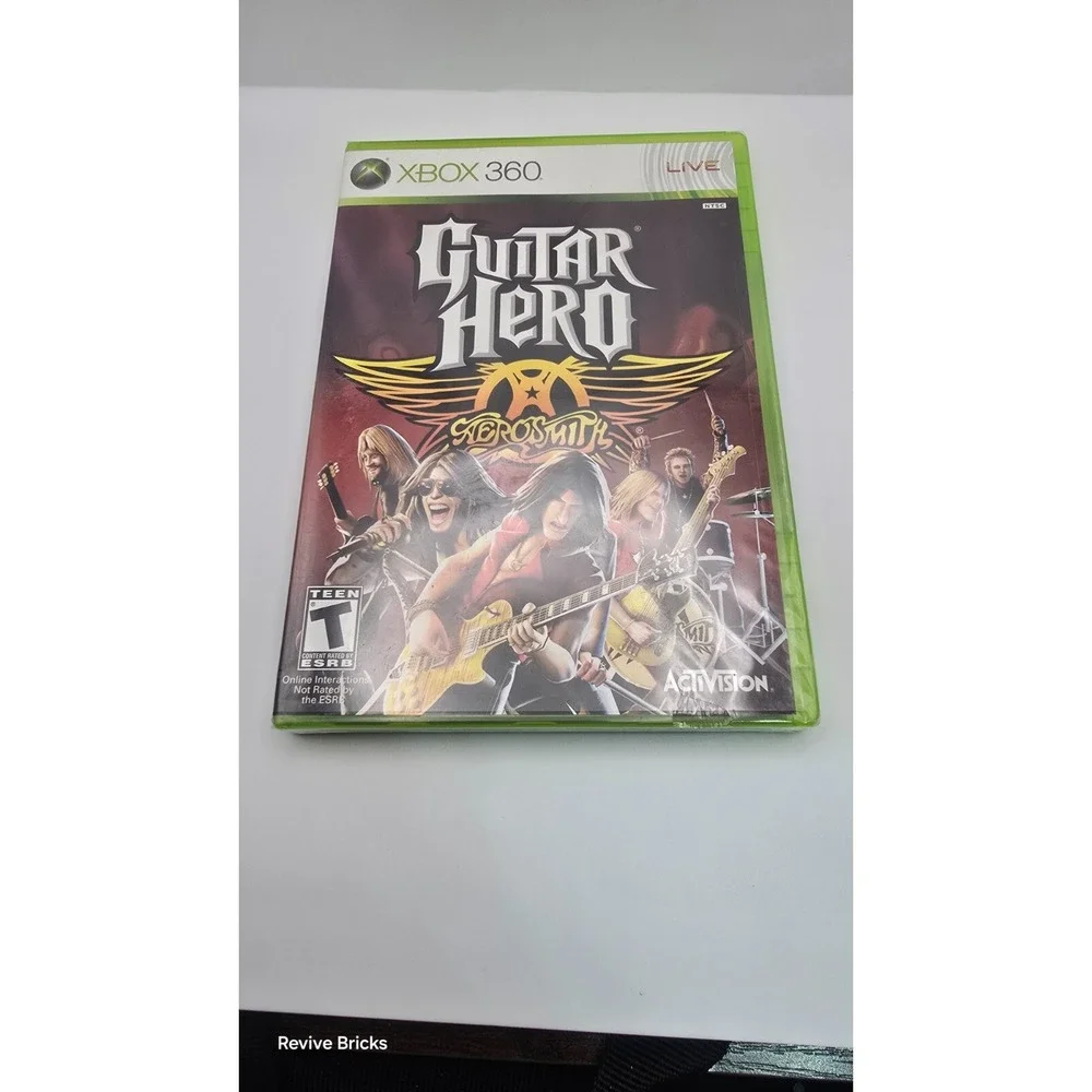 Guitar Hero: Aerosmith (Microsoft Xbox 360,‎ 2008) Brand New Factory Sealed